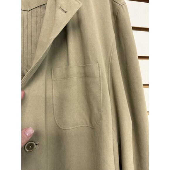 Tommy Bahama Jacket 100% Silk Blazer Men’s XL Unstructured‎ Pockets Tan/Khaki - Picture 3 of 16
